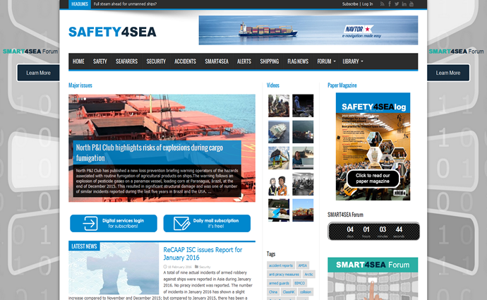 safety4sea.com, διεθνή νέα για τη ναυτιλία