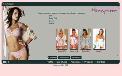 Νέο site για την αλυσίδα καταστημάτων Honeymoon