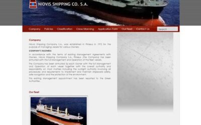 Νέος ιστότοπος για την Niovis Shipping