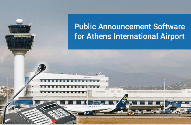 Public Announcement Application for Athens International Airport