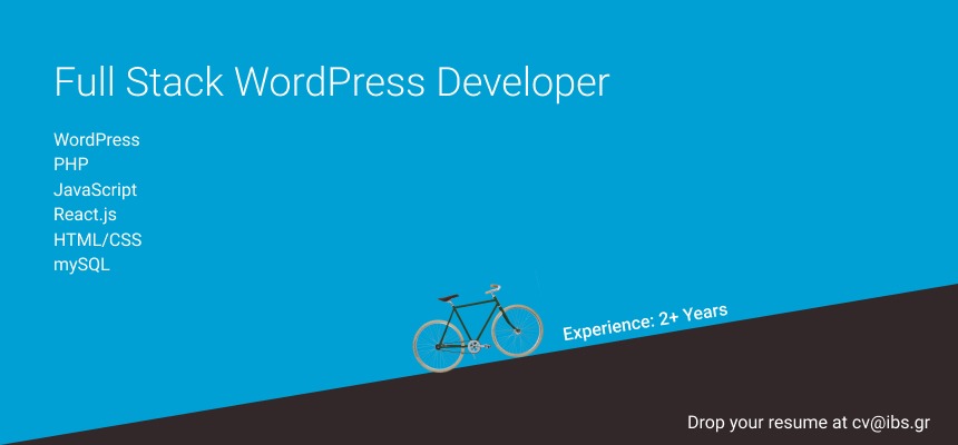 Full Stack WordPress Προγραμματιστή