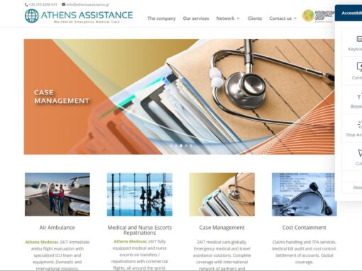 Athens Assistance’s website upgrade with accessibility technologies