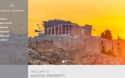 Εταιρικός ιστότοπος για την anatoliakinita.gr, Εταιρία Διαχείρισης Ακινήτων