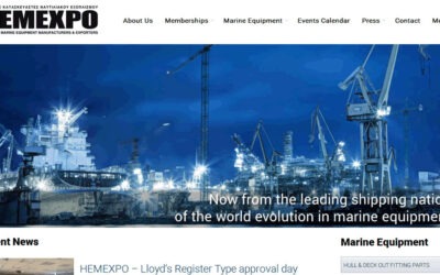hemexpo.gr, Hellenic Marine Equipment Manufacturers and Exporters Εταιρικός Ιστότοπος