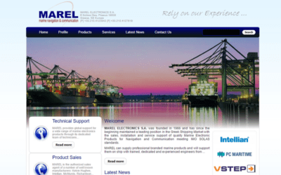 marel.gr, ο εταιρικός ιστότοπος της Marel Electronics