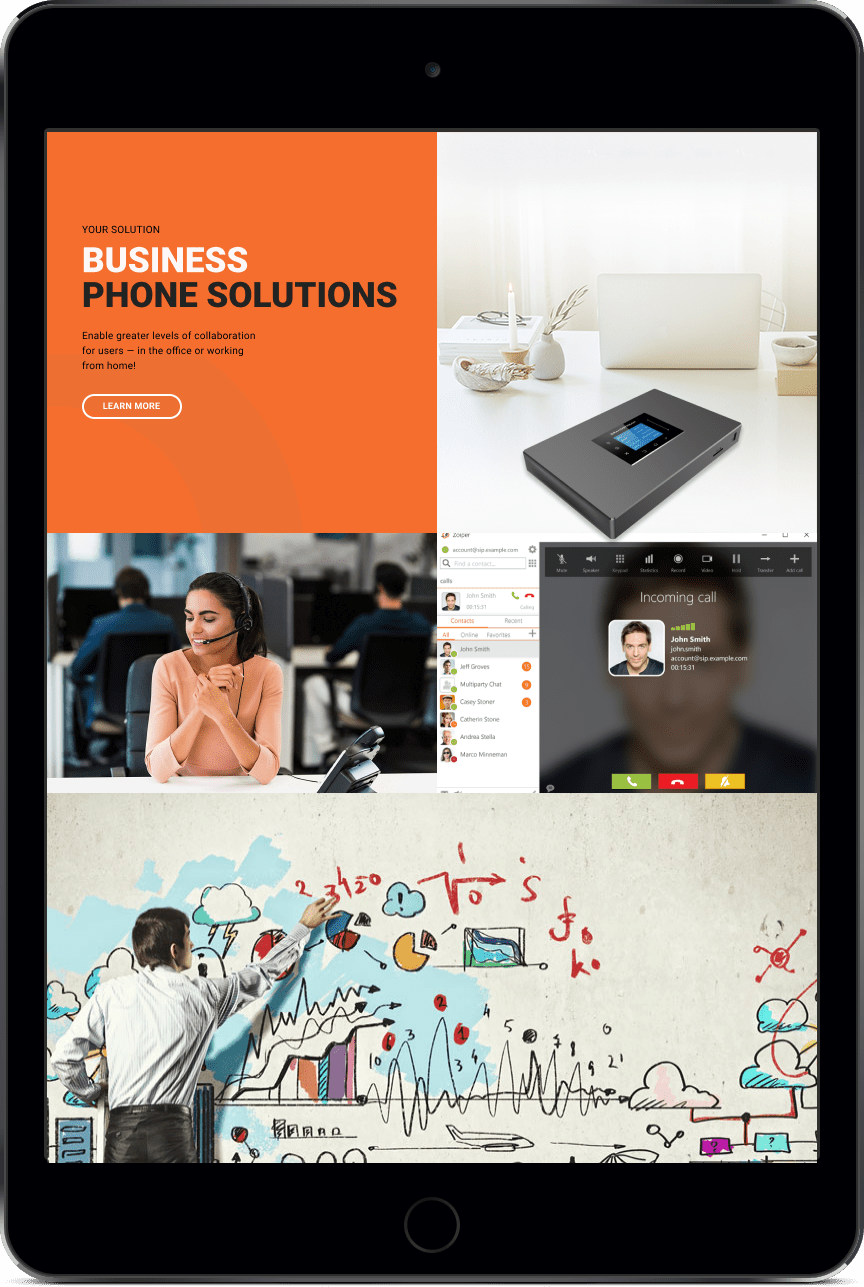 tablet-phone-solutions VoIP Business Phone System by iBS