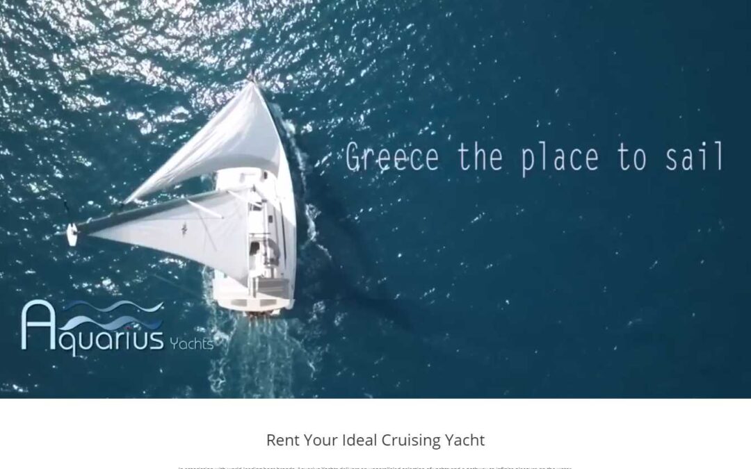 New website for Aquarius Yachts