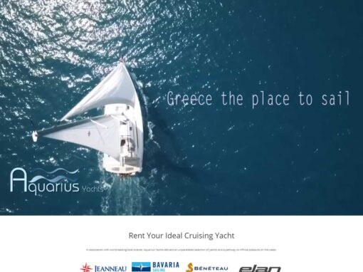 Νέος ιστότοπος για την Aquarius Yachts